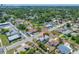 Aerial view of property nestled in residential area, close proximity to commercial and community at 440 42Nd N St, St Petersburg, FL 33713