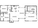 Detailed floor plan showcasing the layout of the home, including the bedrooms, kitchen, living area, and bathrooms at 440 42Nd N St, St Petersburg, FL 33713
