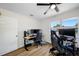 Home office area featuring multiple monitors and a racing seat at 440 42Nd N St, St Petersburg, FL 33713