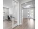 Bright office space with modern desk and chair, featuring wood floors and natural light at 4988 Fairhope Cir, Lakewood Ranch, FL 34211