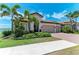 Beautiful single-Gathering home with a two car garage and brick paver driveway at 501 Maraviya Blvd, Nokomis, FL 34275