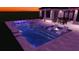 Luxurious pool area with a spa, sun loungers, and comfortable outdoor seating, ideal for entertaining at 501 Maraviya Blvd, Nokomis, FL 34275