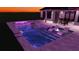 Elegant pool with spa, sun loungers, and a well-designed patio space for outdoor living at 501 Maraviya Blvd, Nokomis, FL 34275