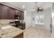 Well-equipped kitchen with modern appliances, granite countertops, and ample cabinet space at 5047 Newport News Cir, Bradenton, FL 34211