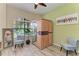 Relaxing sauna room with wood-paneled sauna, chairs, and serene decor at 5511 Foxfire Run, Lakewood Ranch, FL 34211