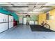 Spacious garage with laundry area, lots of storage, room for a bike, and lots of space at 712 68Th W Ave, Bradenton, FL 34207
