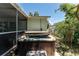 Outdoor hot tub area offering a relaxing backyard retreat at 712 68Th W Ave, Bradenton, FL 34207