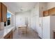 Bright eat-in kitchen with vaulted ceilings, tile floors and modern appliances at 7432 Birds Eye Ter, Bradenton, FL 34203