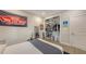 Bedroom with wood floors, decor, closet, and ceiling fan at 815 N East Ave, Sarasota, FL 34237