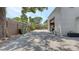 Garage exterior featuring ample parking spaces and landscaping, complementing the home at 815 N East Ave, Sarasota, FL 34237