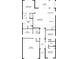 Detailed floor plan showcasing layout with kitchen, Primary suite, lanai, and bedrooms at 119 Maraviya Blvd, Nokomis, FL 34275