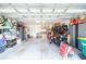 Spacious garage with plenty of storage space, featuring overhead lighting and ample room at 2016 Bonito Way, Port Charlotte, FL 33953