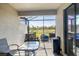 Screened patio with comfortable seating and views of the backyard and green space at 2016 Bonito Way, Port Charlotte, FL 33953