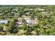 Expansive estate featuring a modern home, pool, and horse facilities surrounded by lush greenery and mature trees at 2255 61St St, Sarasota, FL 34243
