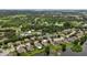 Aerial view showcasing the residence's lakefront location with easy access to natural beauty at 2334 50Th Street E Cir, Palmetto, FL 34221
