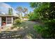Spacious backyard area ready for entertaining or relaxing under the beautiful blue skies at 3468 Roslyn Rd, Venice, FL 34293