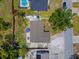 Aerial view of the house showing its backyard at 4076 Vana Dr, Sarasota, FL 34241