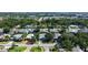 Aerial view of the neighborhood showcasing lush greenery and well-maintained homes at 4612 4Th E Ave, Bradenton, FL 34208
