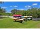 Assorted kayaks and paddles are ready for use at the community's waterfront access at 4612 4Th E Ave, Bradenton, FL 34208