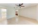 Open bedroom with connecting bathroom and wood floors at 5109 28Th W St, Bradenton, FL 34207