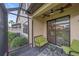 Cozy screened patio with comfortable seating and a ceiling fan, perfect for outdoor relaxation and enjoyment at 5191 78Th St E Cir, Bradenton, FL 34203