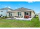 Spacious patio is perfect for outdoor dining and entertaining at 5659 Woodland Sage Dr, Sarasota, FL 34238