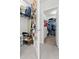 Walk-in closet with built-in shelving and organized storage solutions at 5659 Woodland Sage Dr, Sarasota, FL 34238