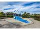 A fun splash pad offers a refreshing way for to cool off at 5659 Woodland Sage Dr, Sarasota, FL 34238