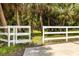 Image of fenced perimeter with lush landscaping on property at 601 Suffolk Cir, Nokomis, FL 34275