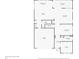 Floor plan displaying a well designed first floor layout with a large kitchen, dining area and garage at 7113 Park Tree Dr, Tampa, FL 33625