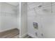 Walk-in closet with white walls and shelving, ready for organization at 8640 Stone Harbour Loop, Bradenton, FL 34212