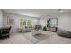 Cozy living room featuring comfortable sofa, stylish decor, and a welcoming atmosphere at 8932 Isabella Cir, Parrish, FL 34219