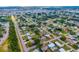 Overhead view of a quaint residential neighborhood with a mix of homes, lush trees, and well-maintained streets at 928 Pineland Ave, Venice, FL 34285