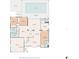 Detailed floor plan showcasing dimensions for each room in the home at 139 Adair Ave, Sarasota, FL 34243