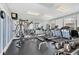 Bright community gym with a variety of exercise equipment including treadmills, weight machines, and free weights at 16943 Rosedown Gln, Parrish, FL 34219