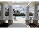 View of community pool and lounge area at 16943 Rosedown Gln, Parrish, FL 34219