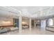 Bright lobby with marble floors, modern lighting and contemporary furnishings at 435 L Ambiance Dr # Ph-J, Longboat Key, FL 34228