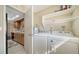 Convenient laundry area with washer and dryer, located off the kitchen for easy access at 4611 Spahn St, Sarasota, FL 34232