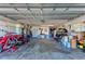 Spacious two-car garage with plenty of storage and workspace for hobbies or parking your vehicles at 4907 18Th W Ave, Bradenton, FL 34209