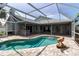 Beautiful backyard pool and lanai setup, perfect for outdoor lounging and enjoying the Florida lifestyle at 6113 55Th E Ter, Bradenton, FL 34203