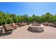 Cozy outdoor fire pit surrounded by comfortable seating for gatherings and relaxation at 6125 Anise Dr, Sarasota, FL 34238