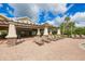 Poolside lounging area with pergola, chairs, palm trees, and a brick paved deck at 6125 Anise Dr, Sarasota, FL 34238