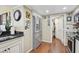 Updated kitchen features stainless steel appliances and hardwood floors at 6372 Palma Del Mar S Blvd # 503, St Petersburg, FL 33715