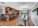 Dining room with backyard and pool view and ample space for Gathering gatherings at 7913 19Th Avenue W Dr, Bradenton, FL 34209