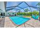 Private screened-in pool with ample patio space at 7913 19Th Avenue W Dr, Bradenton, FL 34209