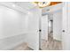 Hallway featuring white doors and a glimpse of the architectural details and design at 8234 Midnight Pass Rd, Sarasota, FL 34242