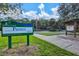 Exterior view of the Sarasota County Potter Park sign on a sunny day at 8930 Bloomfield Blvd, Sarasota, FL 34238