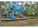 Neighborhood play area offering covered play structure with slides and fun features for children at 8930 Bloomfield Blvd, Sarasota, FL 34238