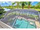 Screened in pool has plenty of room for activities, plus an in-pool bar at 8930 Bloomfield Blvd, Sarasota, FL 34238