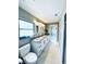Bright bathroom featuring a double vanity, granite countertops, and modern fixtures at 104 Pops Ln, Nokomis, FL 34275